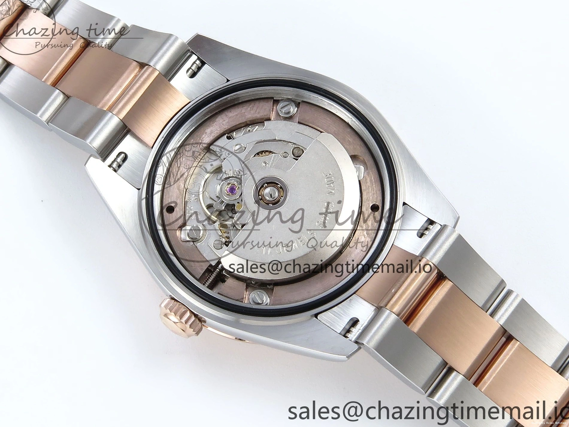 Good Copy Rolex Watches Best Purple 31 Oyster Bracelet ETA 278271 904L DateJust Edition Dial Diamonds on Steel SS 1:1 ARF 522 Premium RG 0103